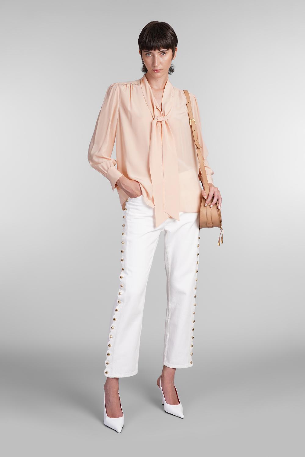 Deliberti Chloé Jeans In Denim Bianco Cod. 404211 - Deliberti The Luxury Shopping