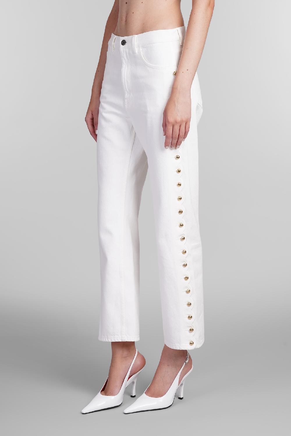 Deliberti Chloé Jeans In Denim Bianco Cod. 404211 - Deliberti The Luxury Shopping