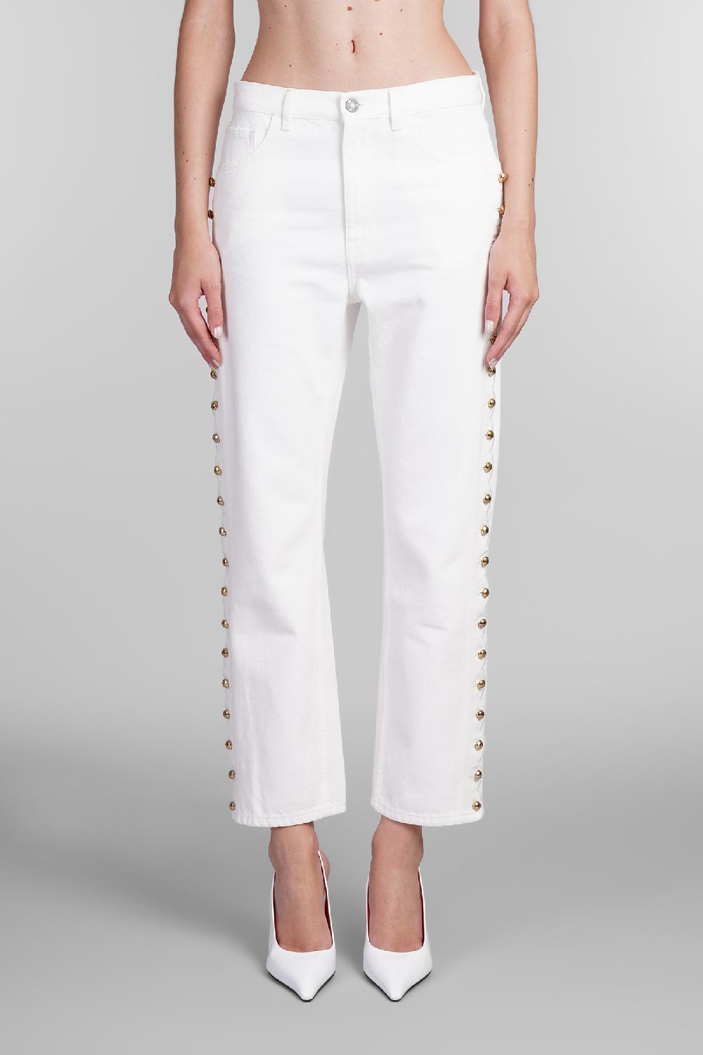 Deliberti Chloé Jeans in denim bianco cod. 404211 - Deliberti The Luxury Shopping
