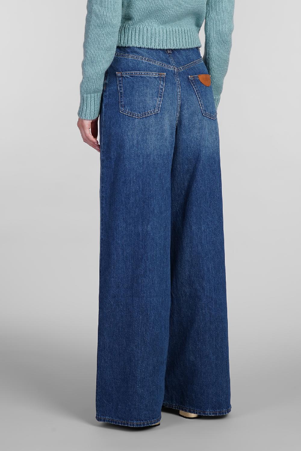 Deliberti Chloé Jeans In Denim Blu Cod. 404210 - Deliberti The Luxury Shopping