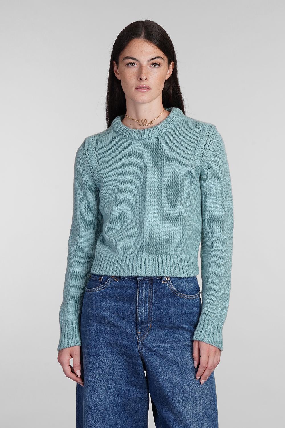 Deliberti Chloé Maglia in lana verde cod. 404208 - Deliberti The Luxury Shopping