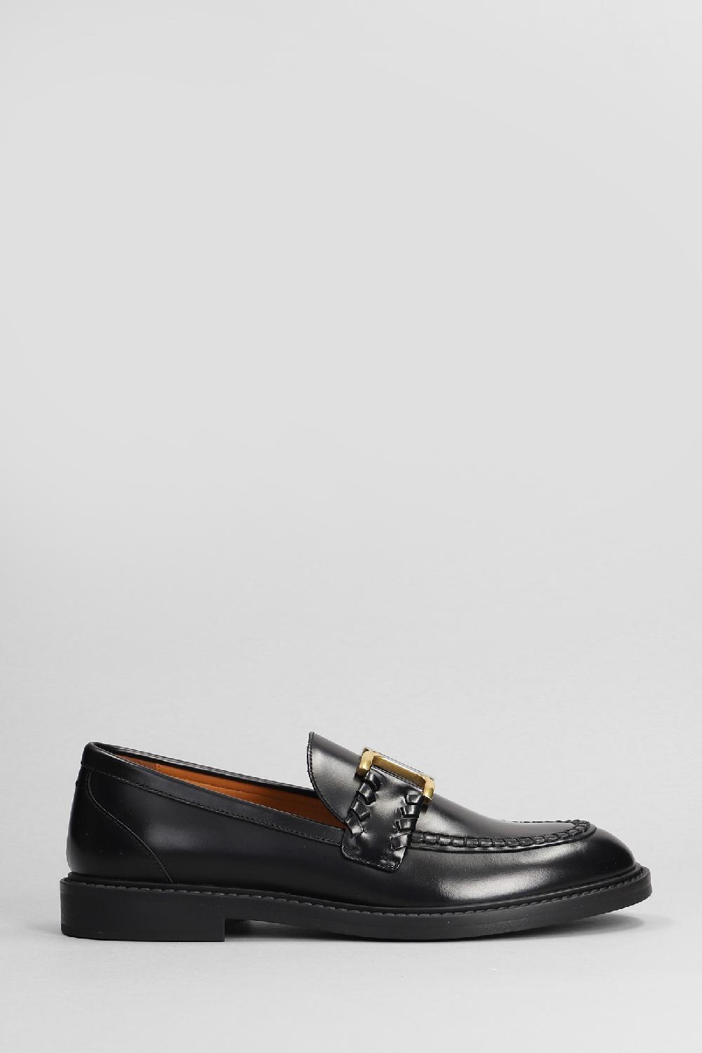 Deliberti Chloé Mocassini mercie in pelle nera cod. 406256 - Deliberti The Luxury Shopping