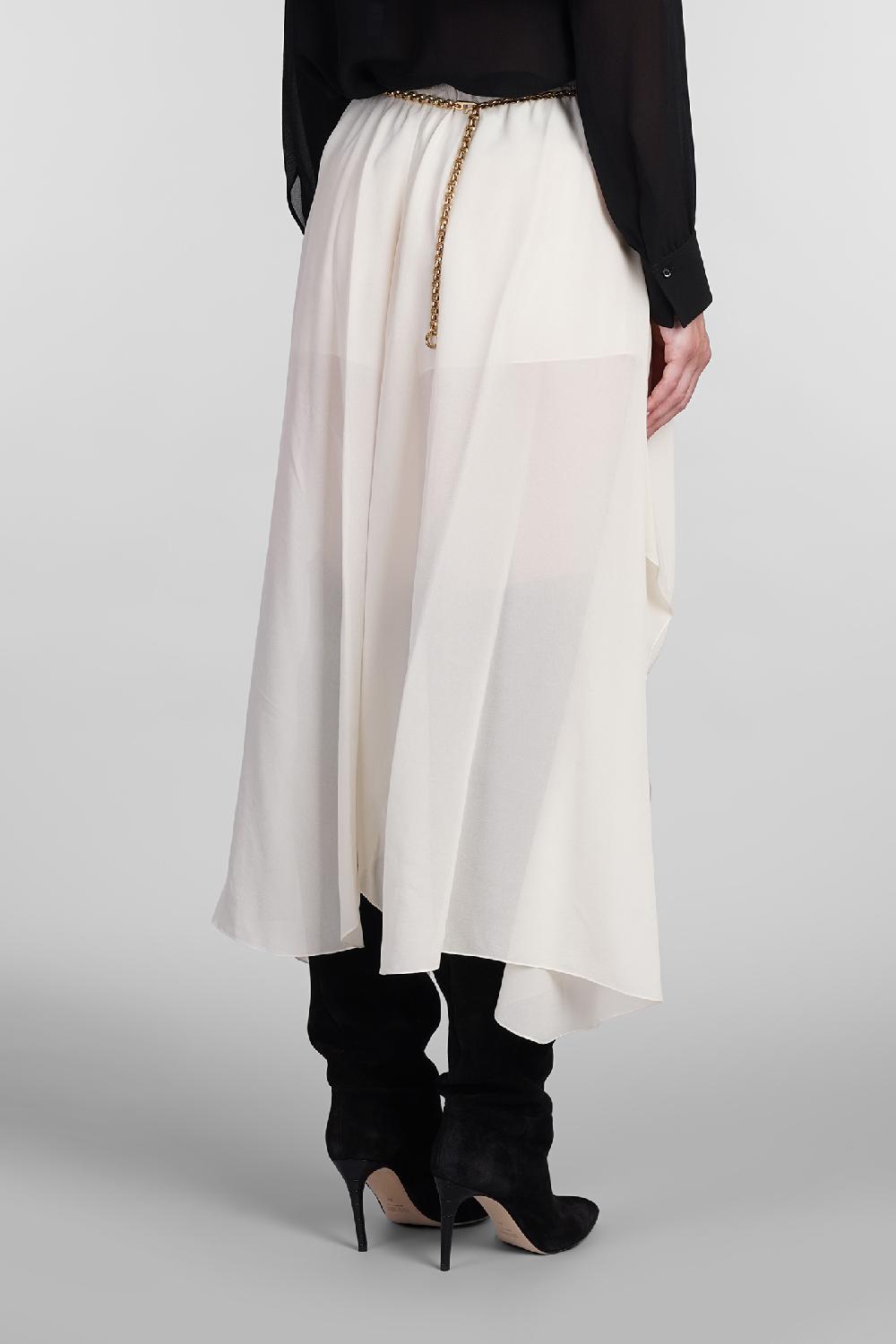 Deliberti Chloé Shorts In Seta Beige Cod. 404205 - Deliberti The Luxury Shopping