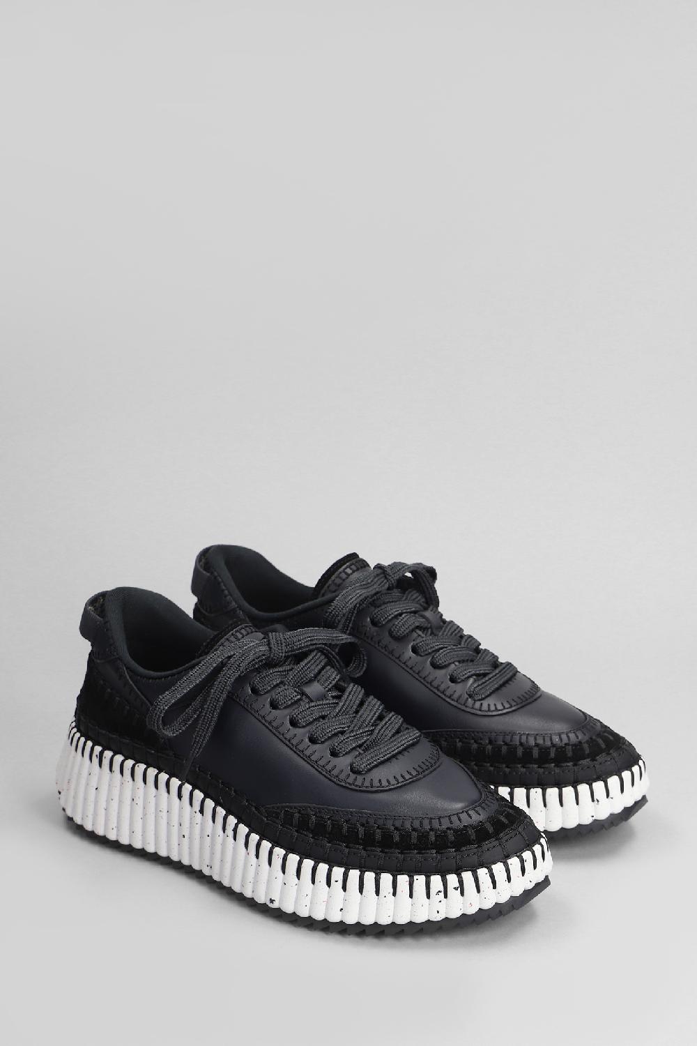 Deliberti Chloé Sneakers Nama In Pelle Nera Cod. 406257 - Deliberti The Luxury Shopping
