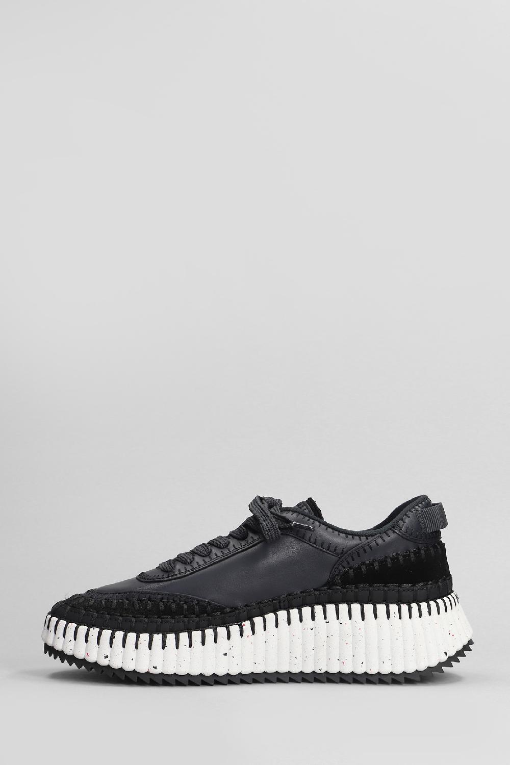 Deliberti Chloé Sneakers Nama In Pelle Nera Cod. 406257 - Deliberti The Luxury Shopping