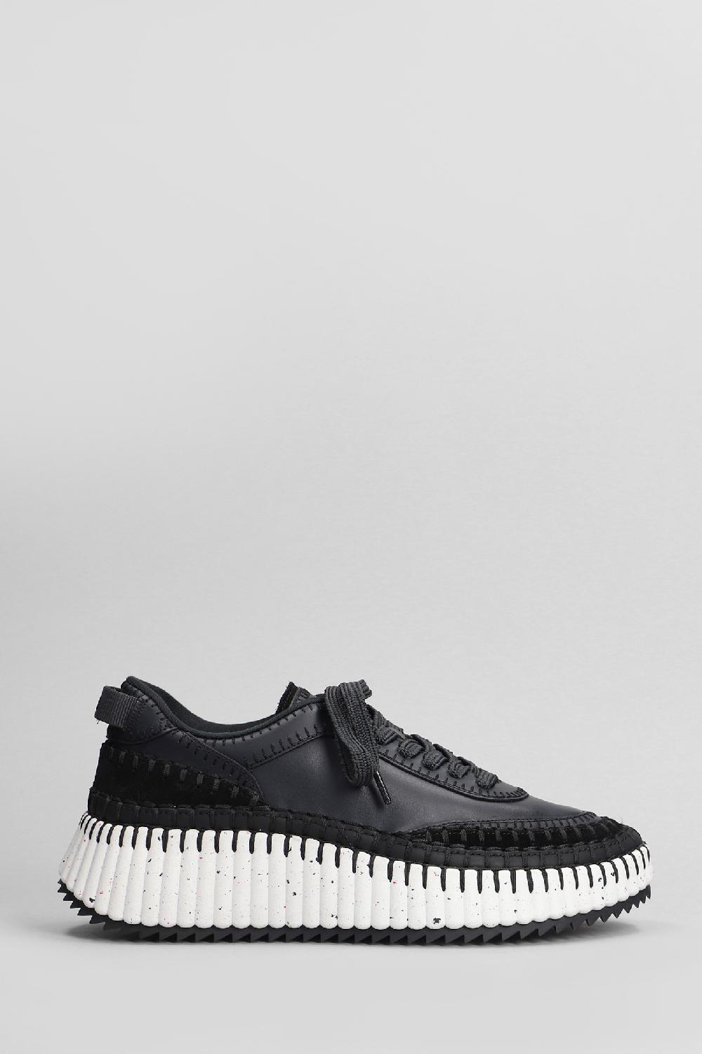 Deliberti Chloé Sneakers nama in pelle nera cod. 406257 - Deliberti The Luxury Shopping