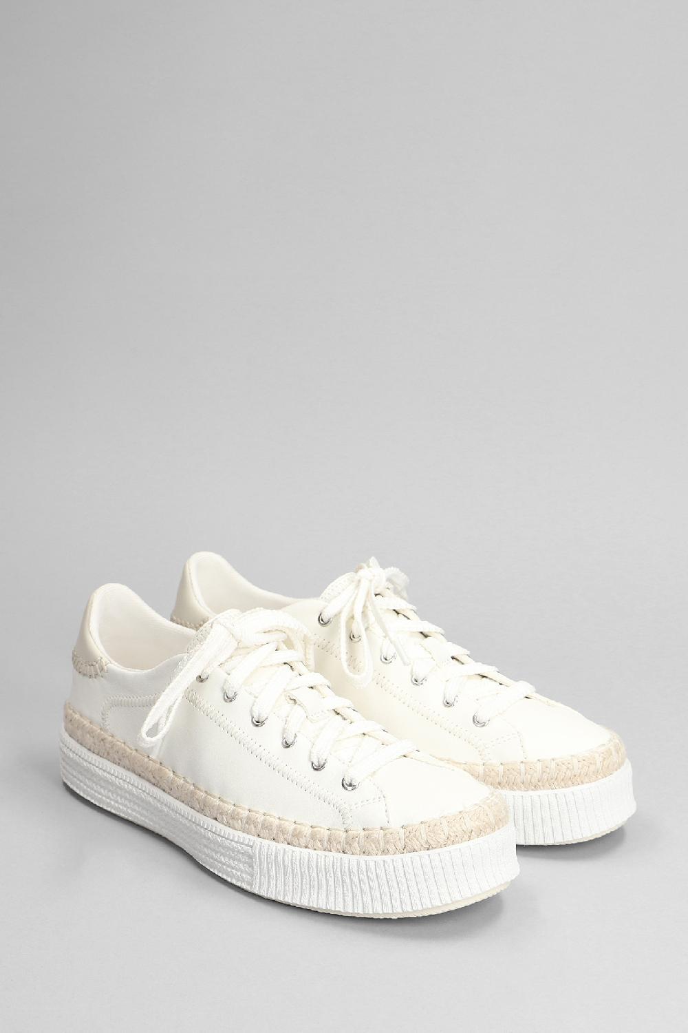 Deliberti Chloé Sneakers Telma In Pelle Bianca Cod. 398808 - Deliberti The Luxury Shopping