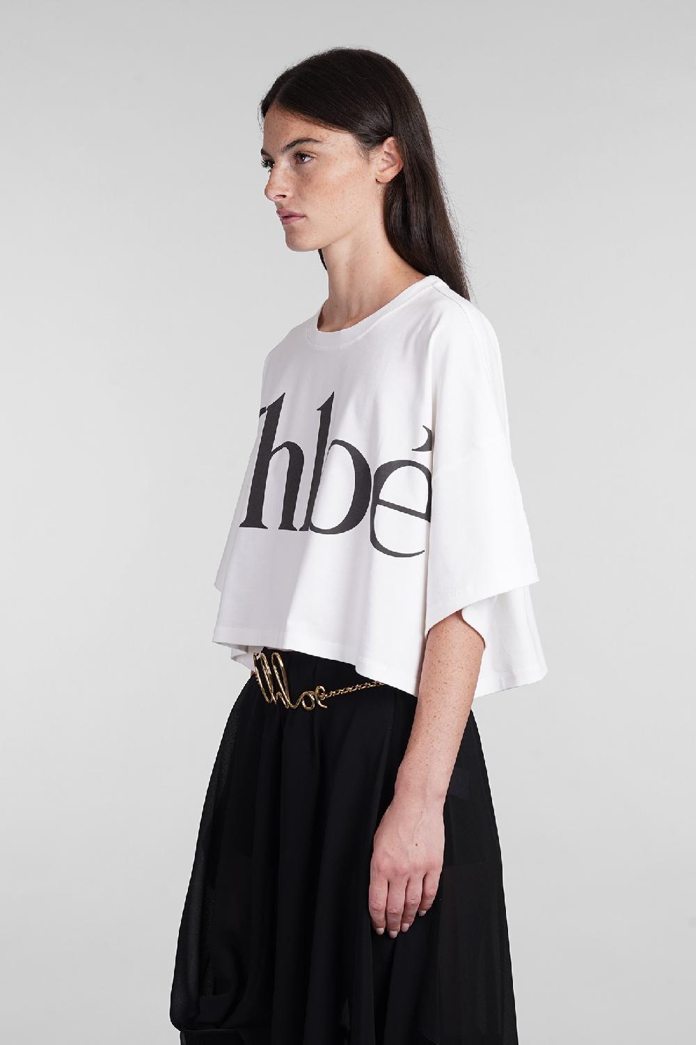 Deliberti Chloé T-shirt In Cotone Bianco Cod. 404209 - Deliberti The Luxury Shopping