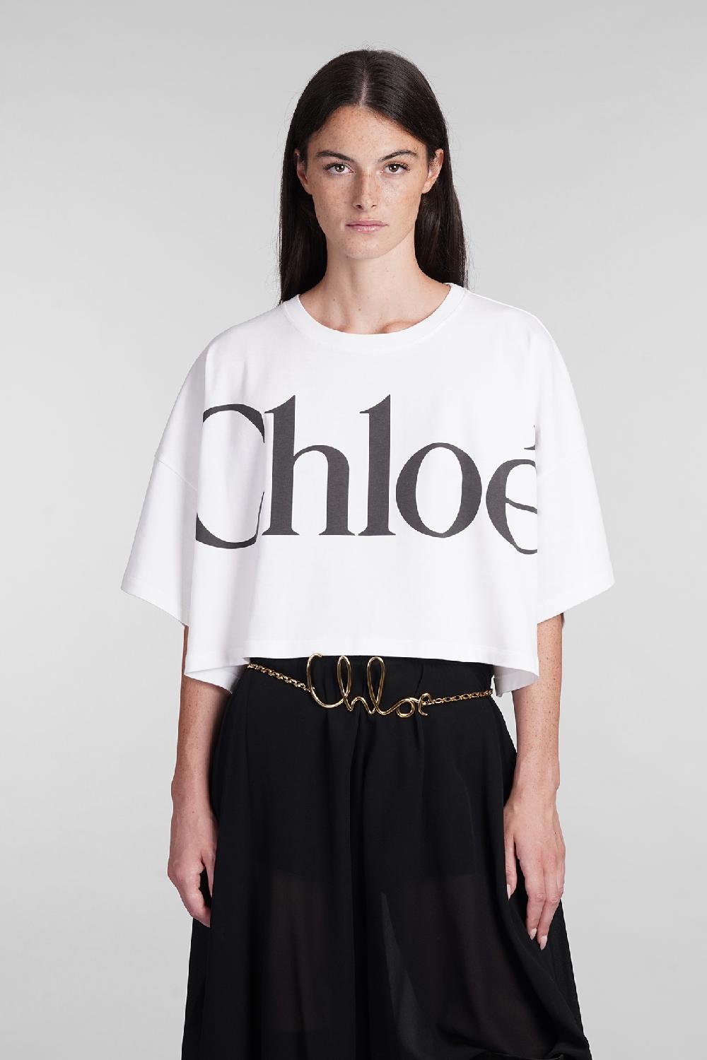 Deliberti Chloé T-shirt in cotone bianco cod. 404209 - Deliberti The Luxury Shopping