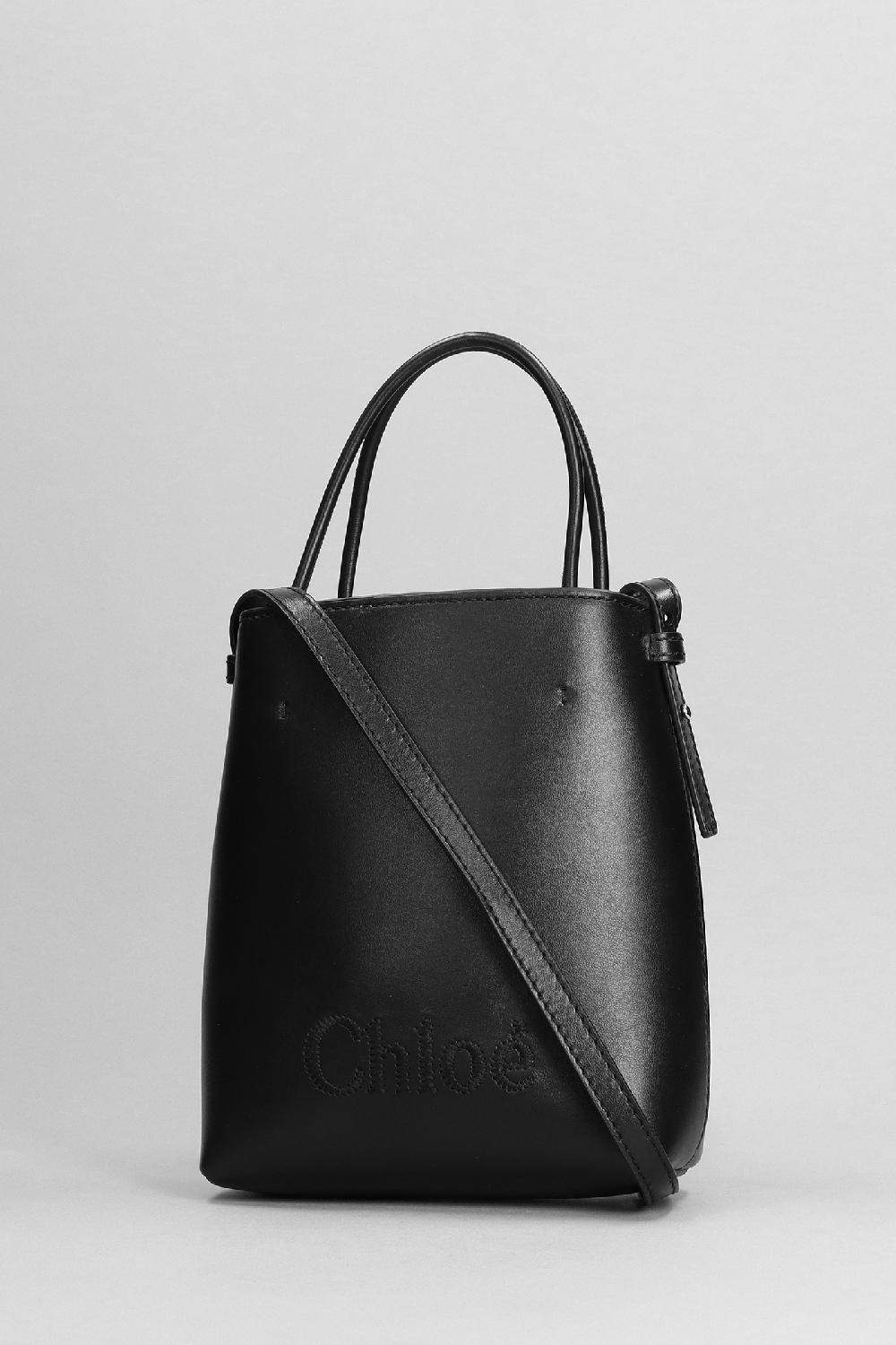 Deliberti Chloé Tote Micro Tote In Pelle Nera Cod. 382567 - Deliberti The Luxury Shopping