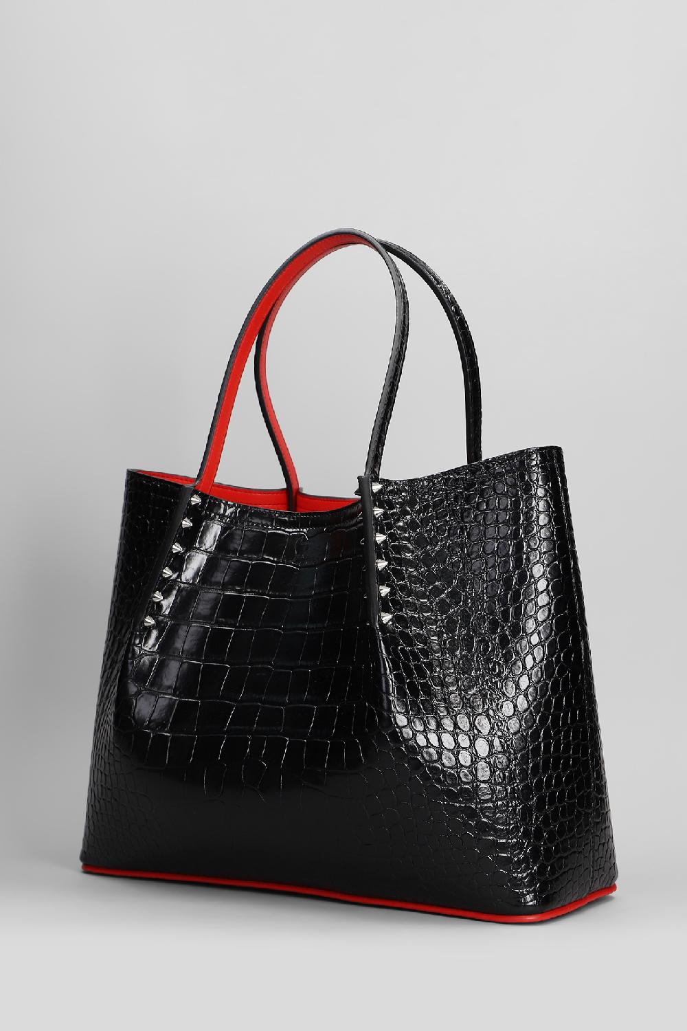 Deliberti Christian Louboutin Borsa A Mano Cabarock Small In Pelle Nera Cod. 410181 - Deliberti The Luxury Shopping