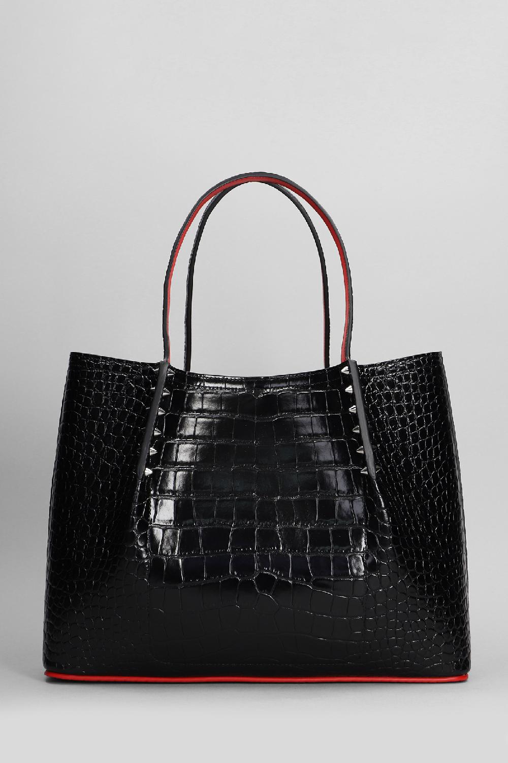 Deliberti Christian Louboutin Borsa A Mano Cabarock Small In Pelle Nera Cod. 410181 - Deliberti The Luxury Shopping