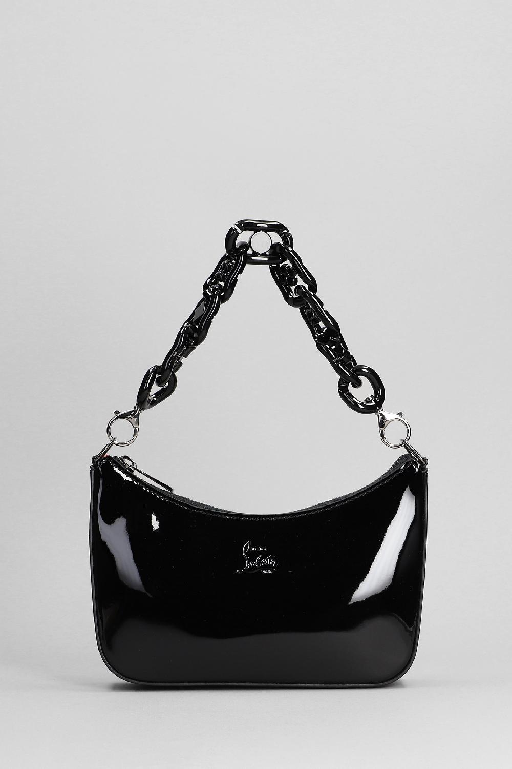 Deliberti Christian Louboutin Borsa a mano loubila in pelle nera cod. 383039 - Deliberti The Luxury Shopping