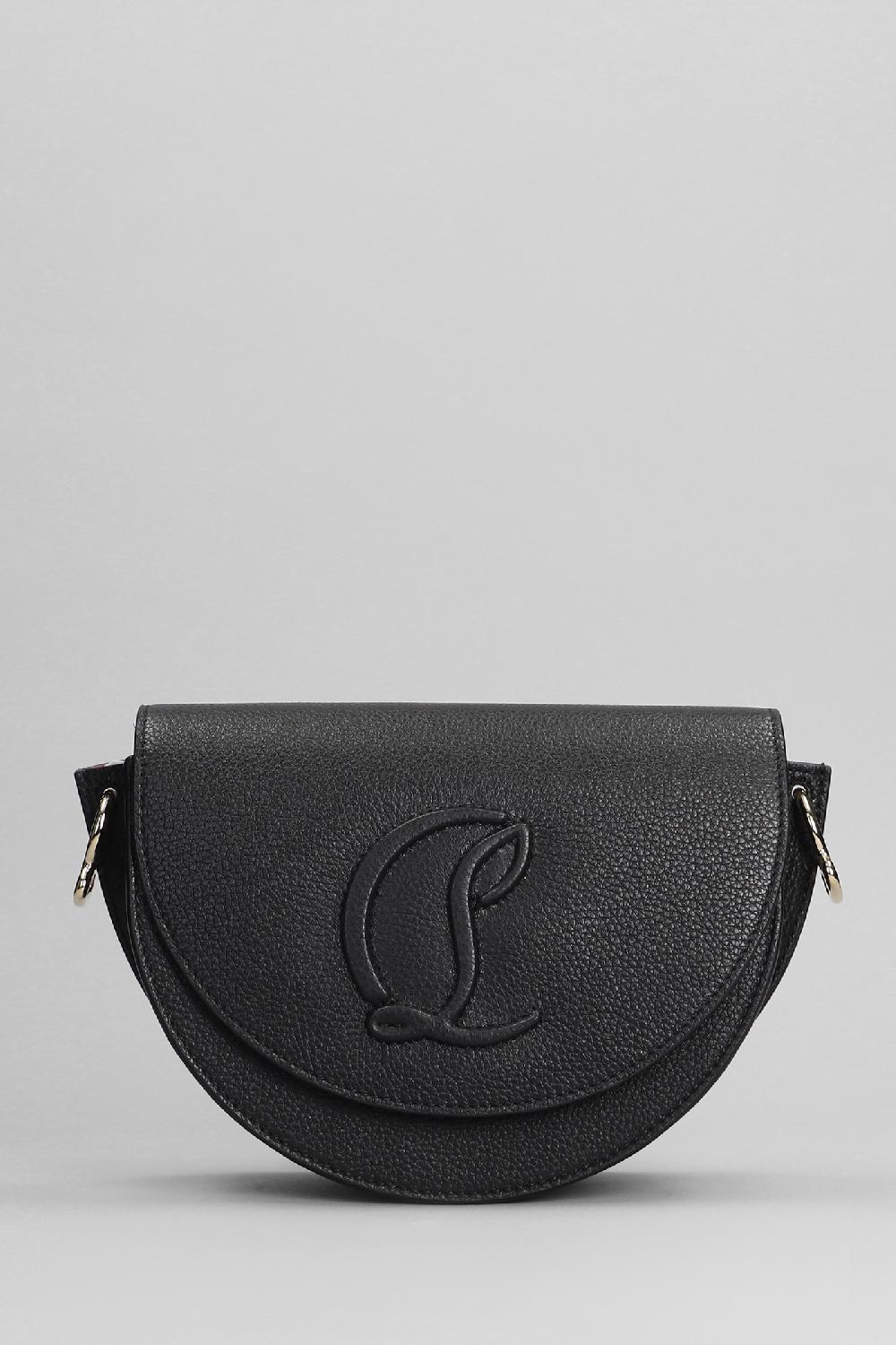 Deliberti Christian Louboutin Borsa a spalla by my side in pelle nera cod. 401408 - Deliberti The Luxury Shopping