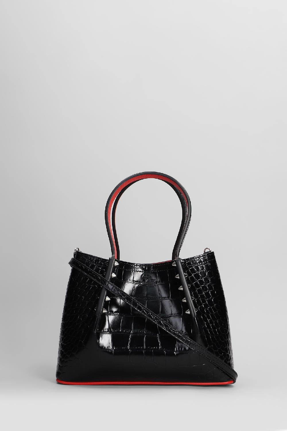 Deliberti Christian Louboutin Borsa a spalla cabarock mini in pelle nera cod. 410180 - Deliberti The Luxury Shopping