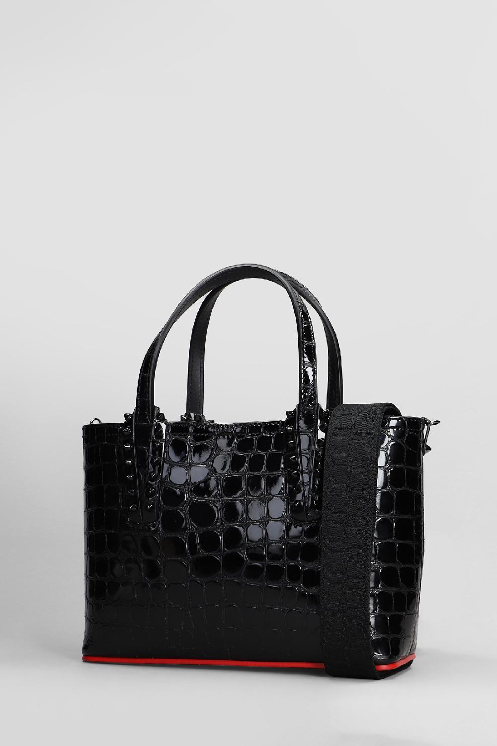 Deliberti Christian Louboutin Borsa A Spalla Cabata Mini In Pelle Nera Cod. 409810 - Deliberti The Luxury Shopping