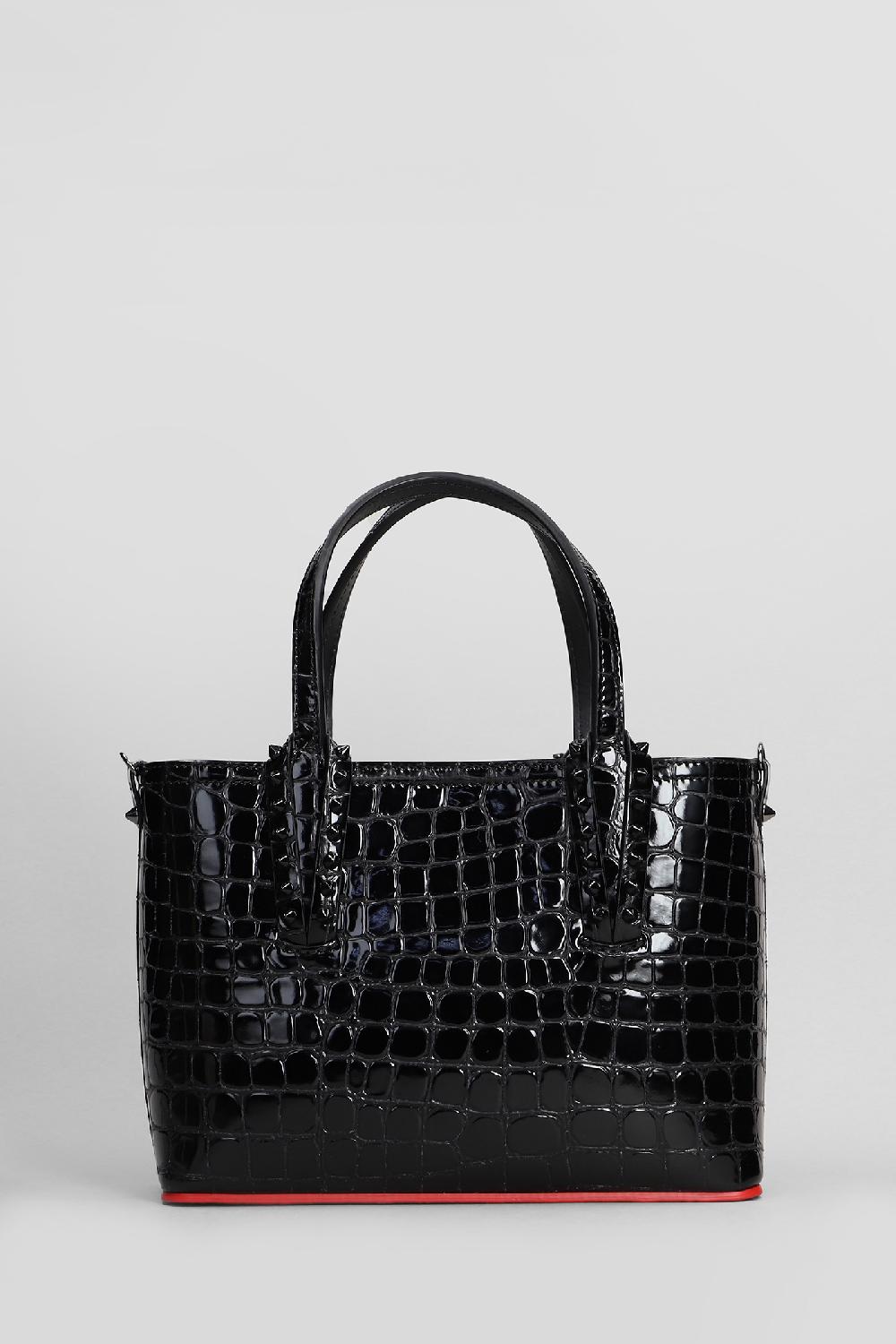 Deliberti Christian Louboutin Borsa A Spalla Cabata Mini In Pelle Nera Cod. 409810 - Deliberti The Luxury Shopping