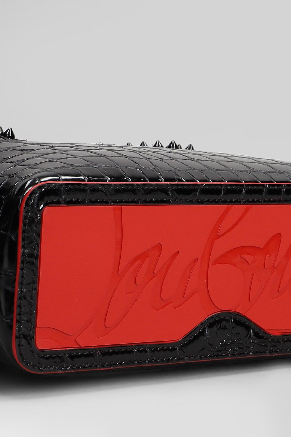 Deliberti Christian Louboutin Borsa A Spalla Cabata Mini In Pelle Nera Cod. 409810 - Deliberti The Luxury Shopping