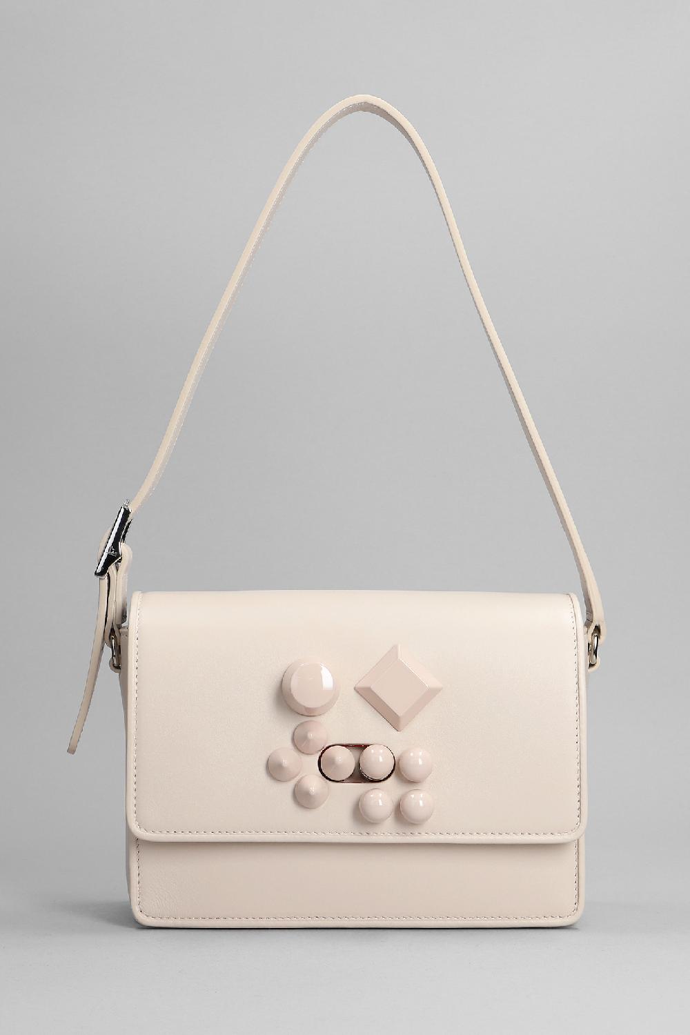Deliberti Christian Louboutin Borsa a spalla carasky in pelle cipria cod. 366266 - Deliberti The Luxury Shopping