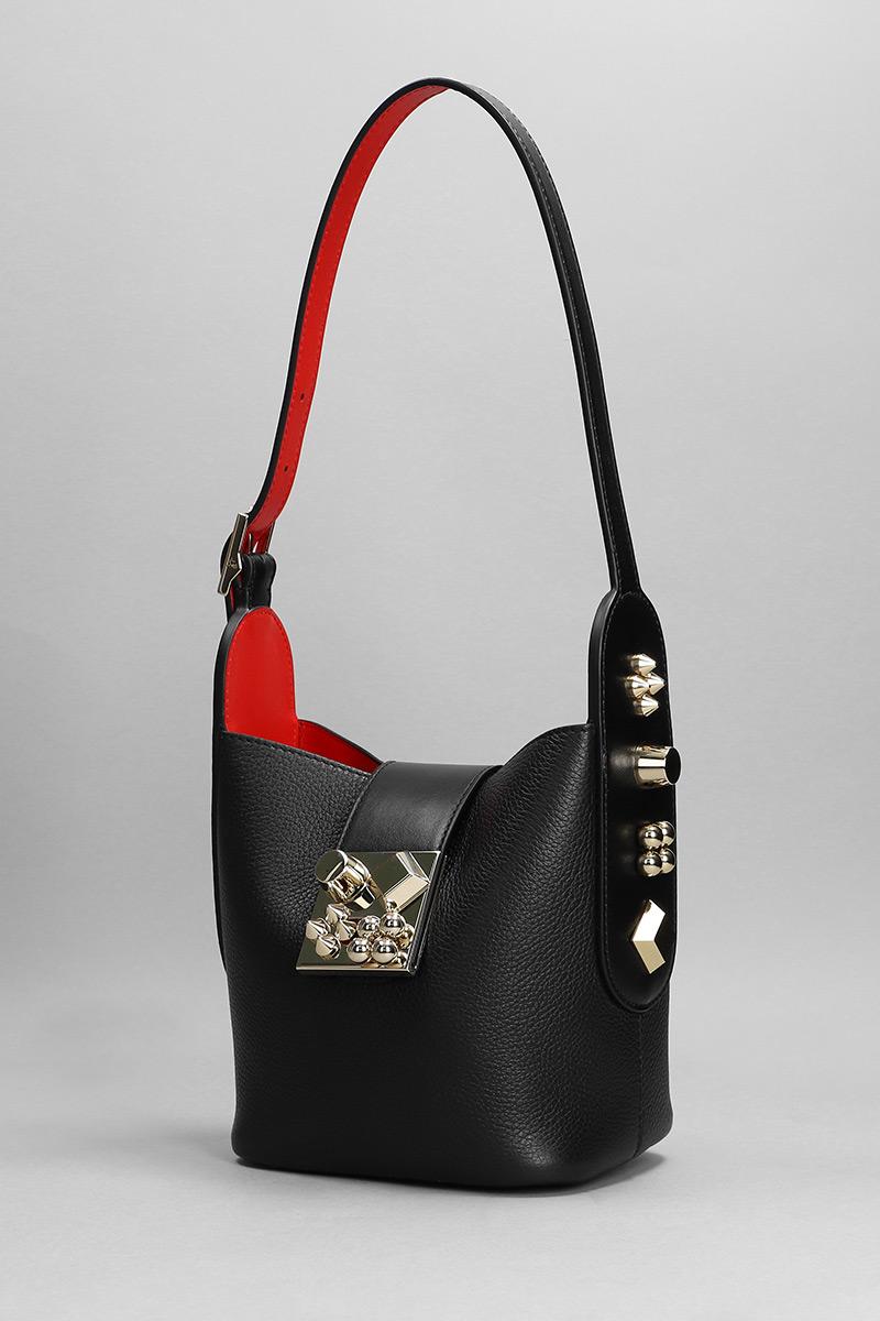 Deliberti Christian Louboutin Borsa A Spalla Carasky Mini Bucket In Pelle Nera Cod. 355385 - Deliberti The Luxury Shopping