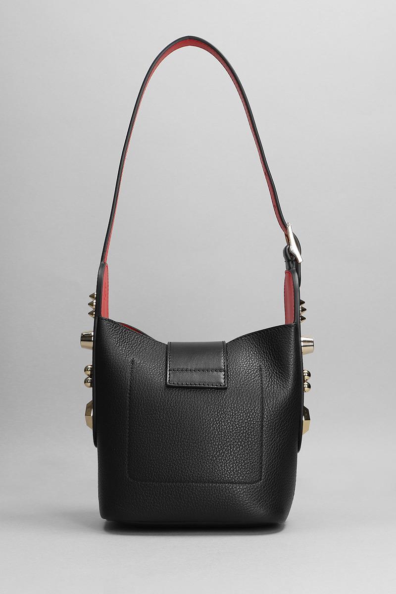 Deliberti Christian Louboutin Borsa A Spalla Carasky Mini Bucket In Pelle Nera Cod. 355385 - Deliberti The Luxury Shopping