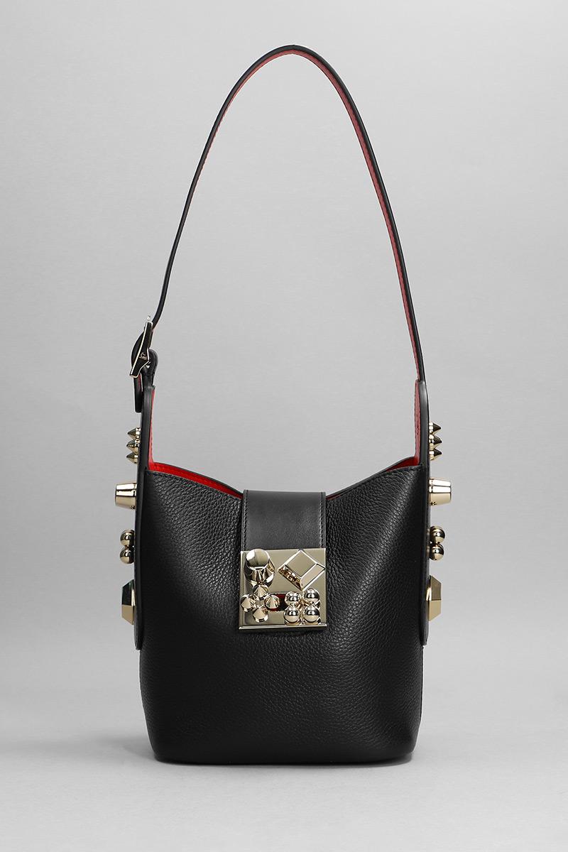 Deliberti Christian Louboutin Borsa a spalla carasky mini bucket in pelle nera cod. 355385 - Deliberti The Luxury Shopping