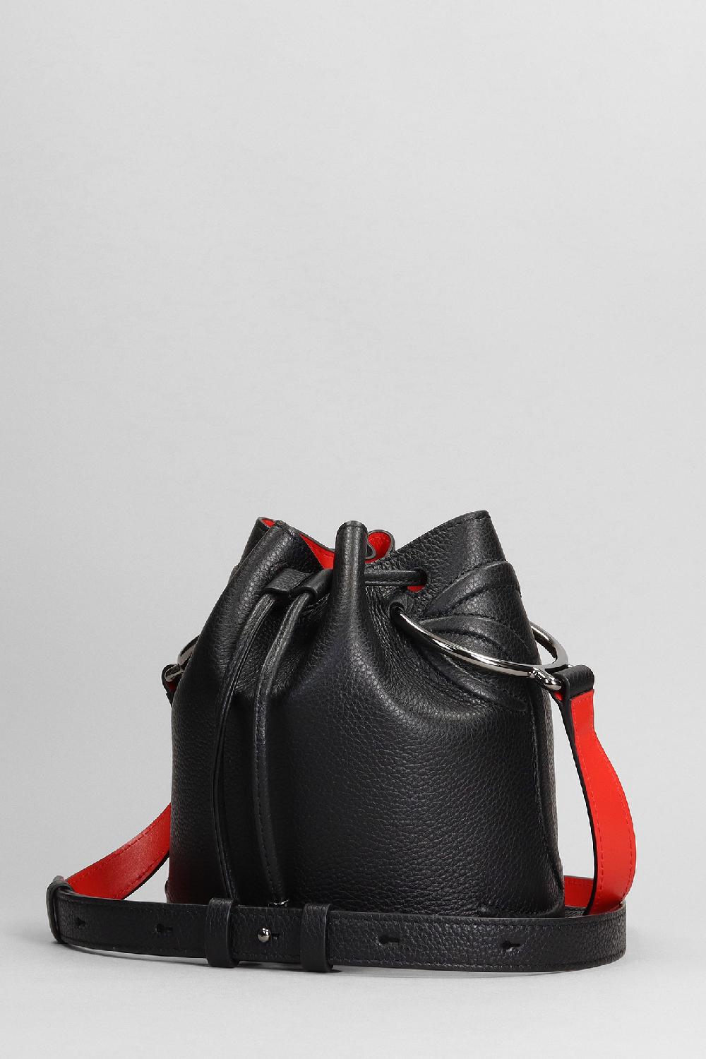 Deliberti Christian Louboutin Borsa A Spalla In Pelle Nera Cod. 380479 - Deliberti The Luxury Shopping