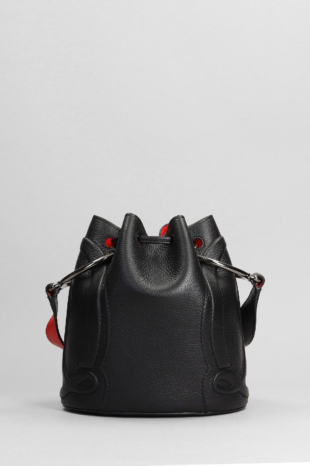 Deliberti Christian Louboutin Borsa A Spalla In Pelle Nera Cod. 380479 - Deliberti The Luxury Shopping