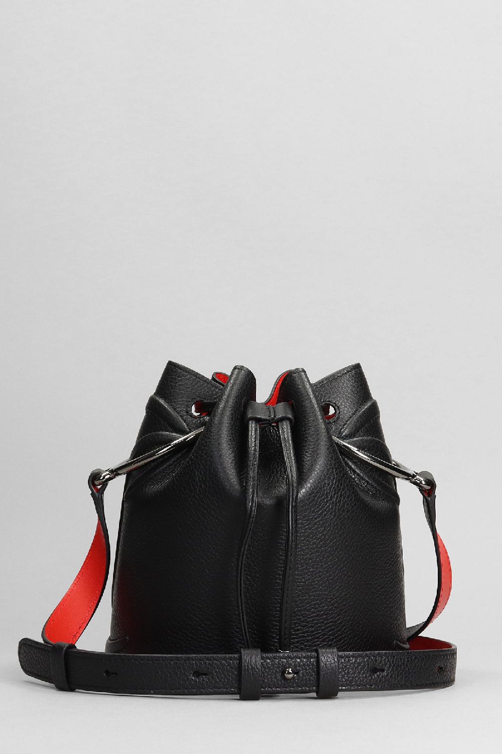 Deliberti Christian Louboutin Borsa a spalla in pelle nera cod. 380479 - Deliberti The Luxury Shopping