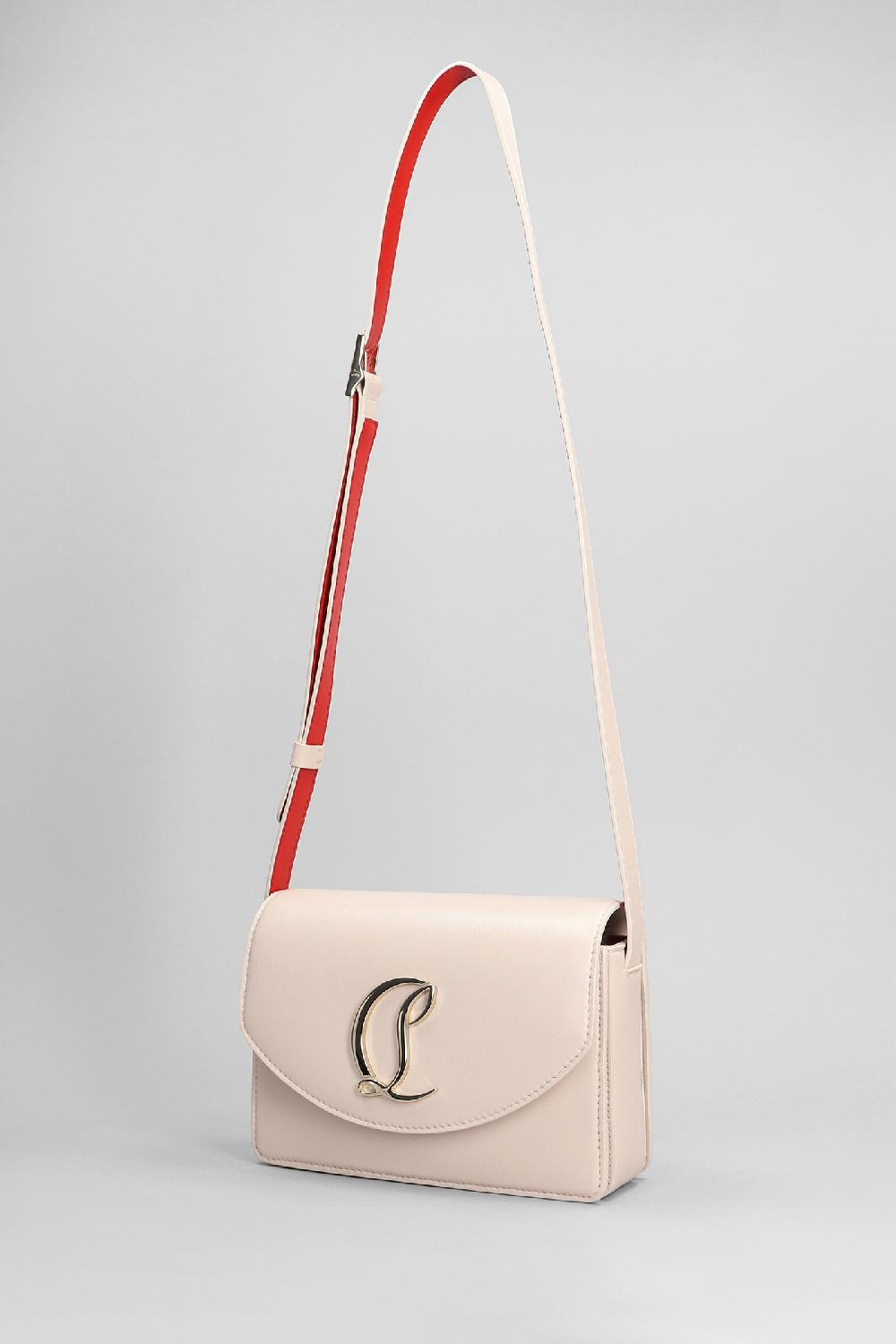 Deliberti Christian Louboutin Borsa A Spalla Loubi54 In Pelle Rosa Cod. 396002 - Deliberti The Luxury Shopping