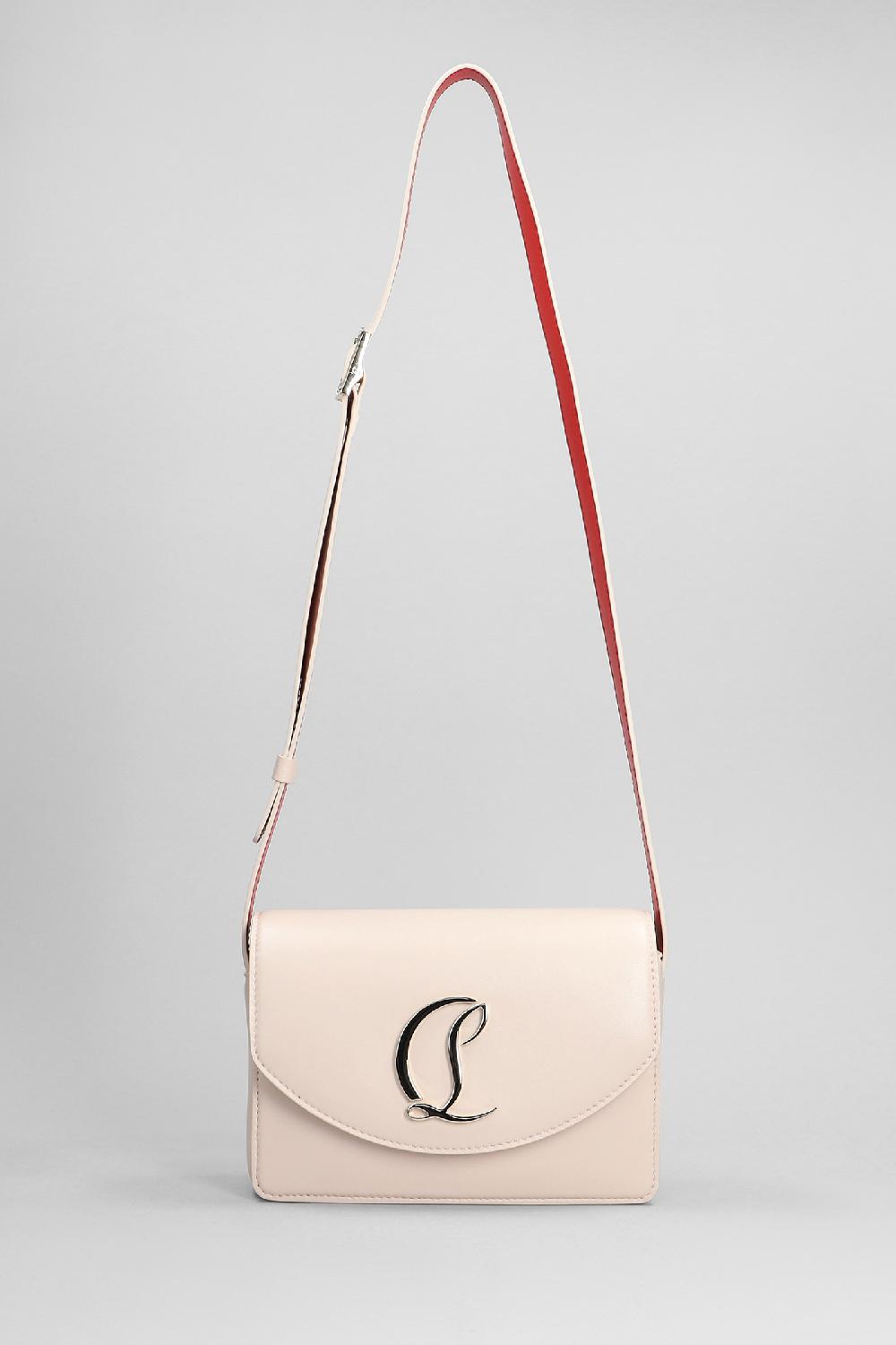 Deliberti Christian Louboutin Borsa a spalla loubi54 in pelle rosa cod. 396002 - Deliberti The Luxury Shopping