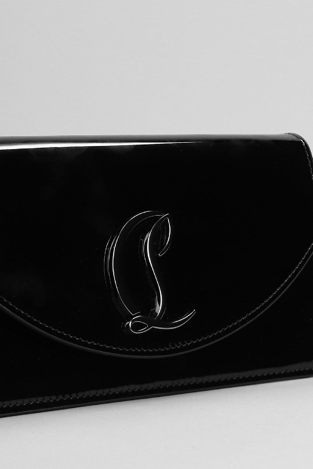 Deliberti Christian Louboutin Borsa A Spalla Loubi54 In Vernice Nera Cod. 391755 - Deliberti The Luxury Shopping