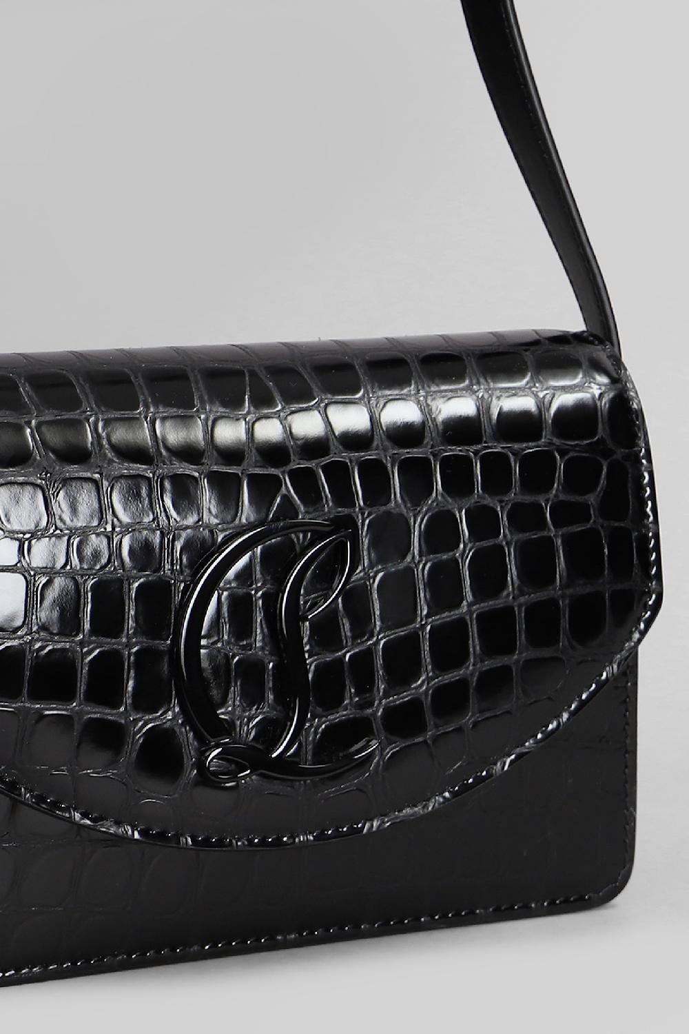 Deliberti Christian Louboutin Borsa A Spalla Loubi54 Small In Pelle Nera Cod. 409813 - Deliberti The Luxury Shopping