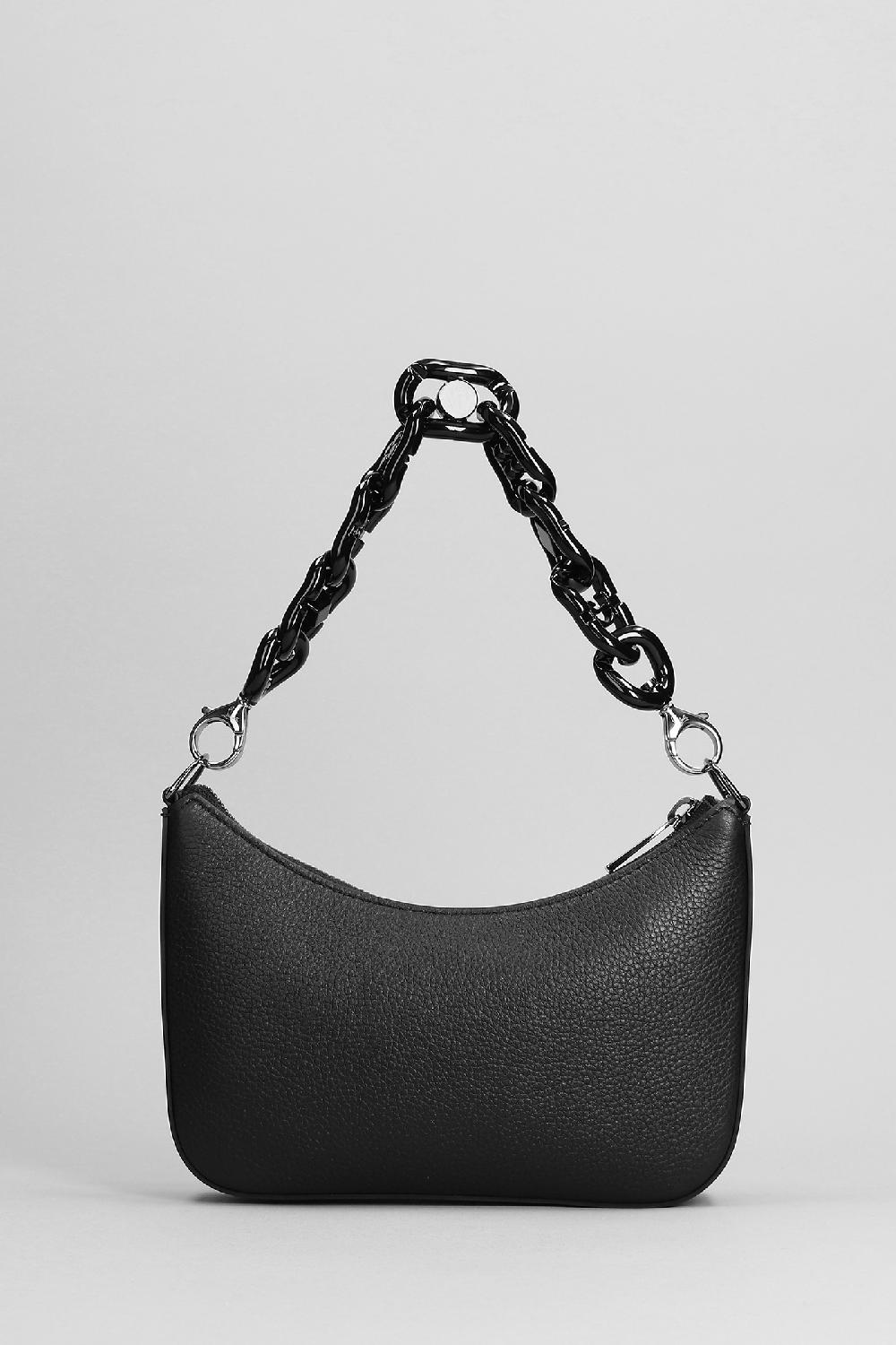 Deliberti Christian Louboutin Borsa A Spalla Loubila Chain In Pelle Nera Cod. 383036 - Deliberti The Luxury Shopping