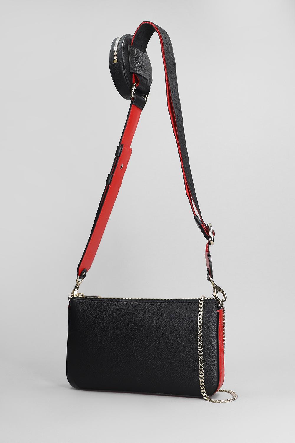 Deliberti Christian Louboutin Borsa A Spalla Loubila In Pelle Nera Cod. 401836 - Deliberti The Luxury Shopping