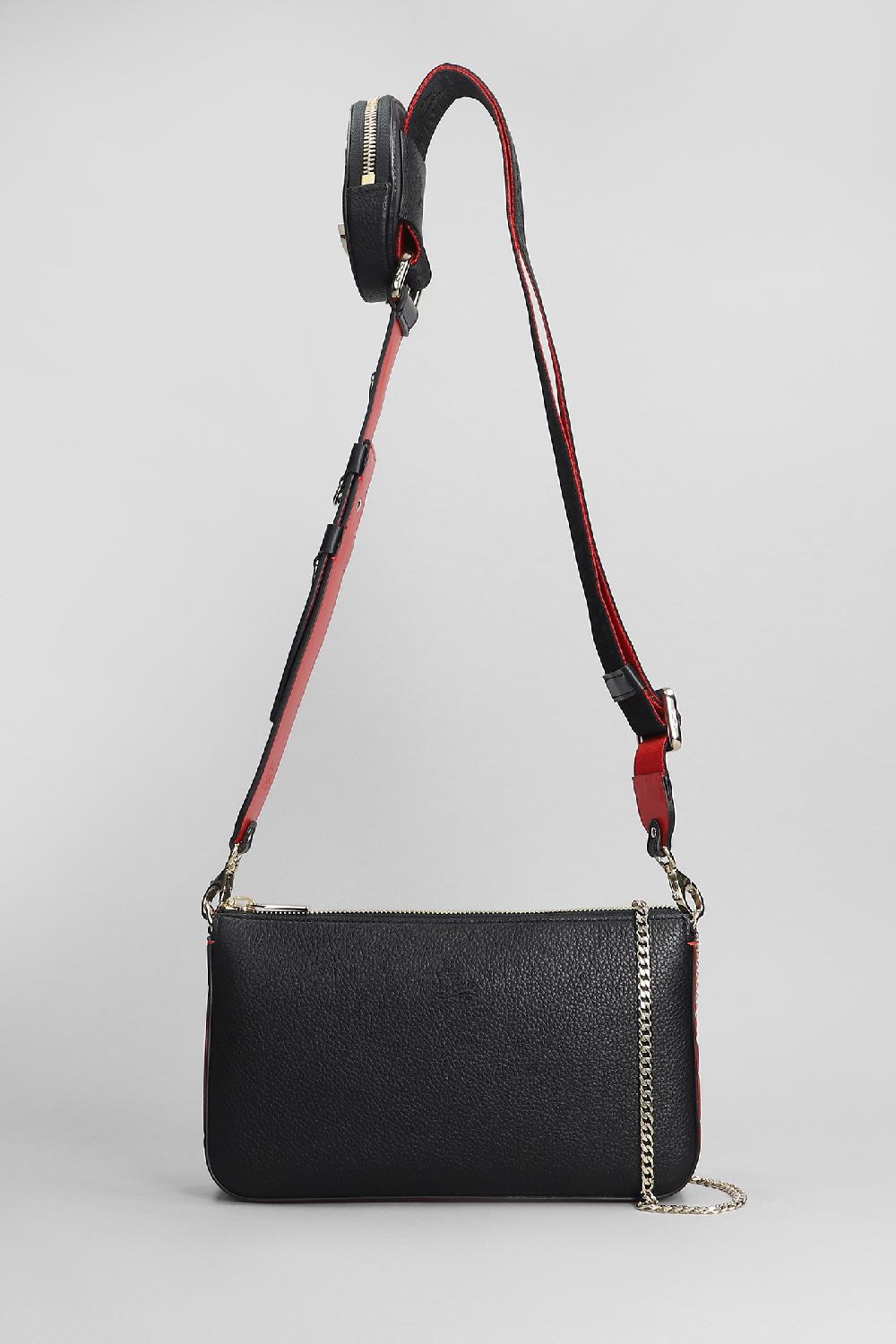 Deliberti Christian Louboutin Borsa a spalla loubila in pelle nera cod. 401836 - Deliberti The Luxury Shopping