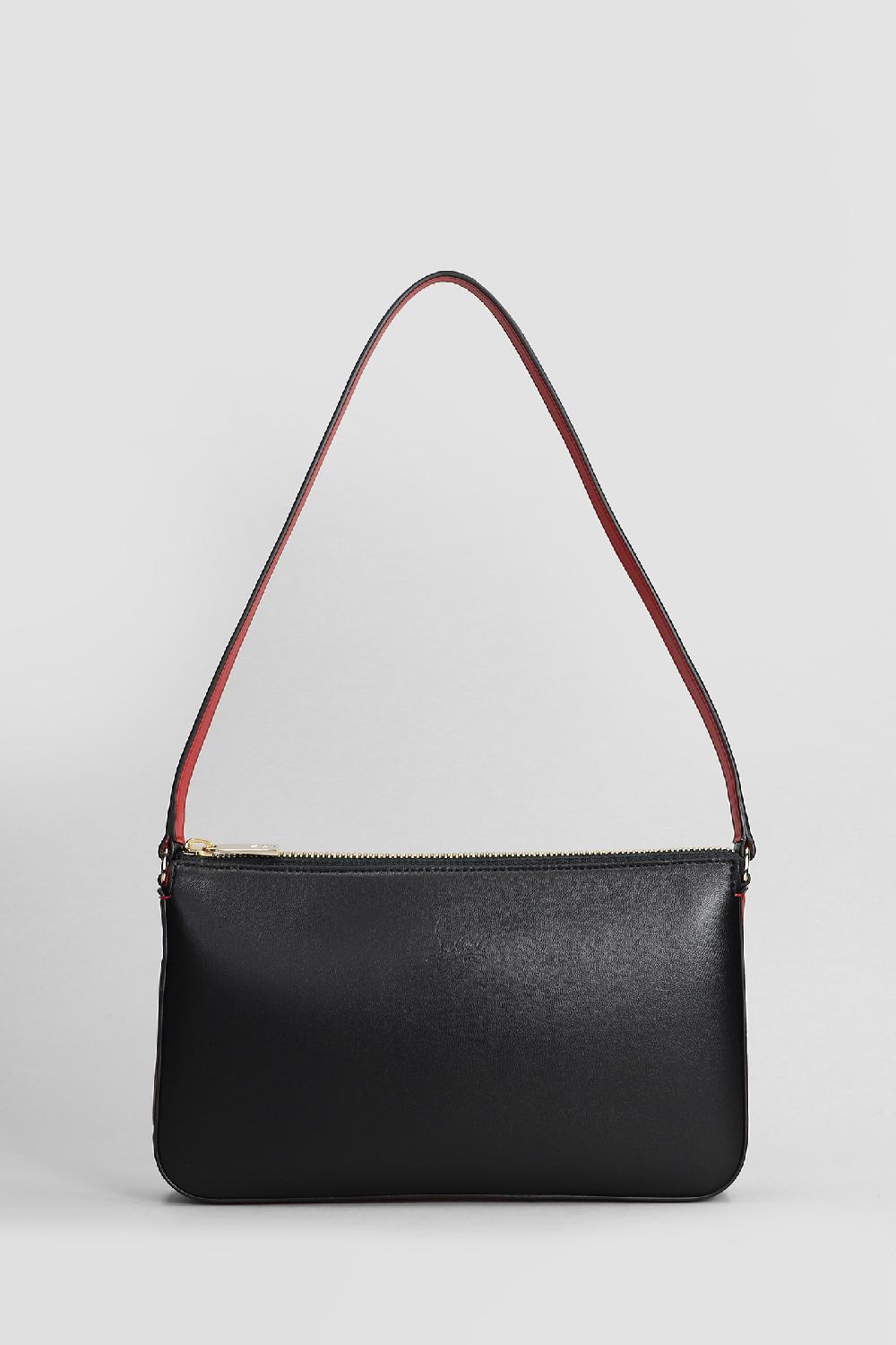 Deliberti Christian Louboutin Borsa a spalla loubila shoulder in pelle nera cod. 409812 - Deliberti The Luxury Shopping