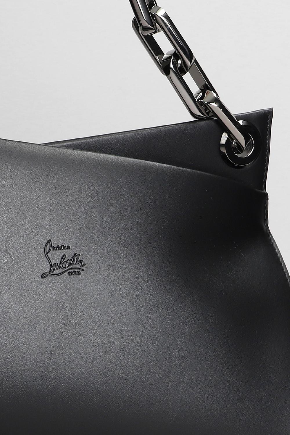 Deliberti Christian Louboutin Borsa A Spalla Loubitwist In Pelle Nera Cod. 408894 - Deliberti The Luxury Shopping