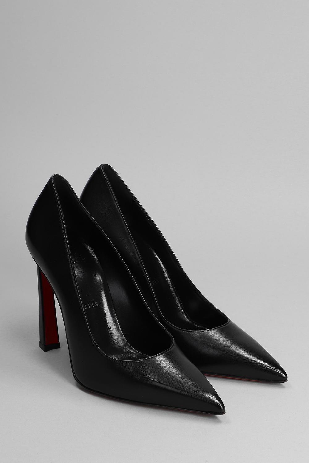 Deliberti Christian Louboutin Decollete Condora 100 In Pelle Nera Cod. 370016 - Deliberti The Luxury Shopping