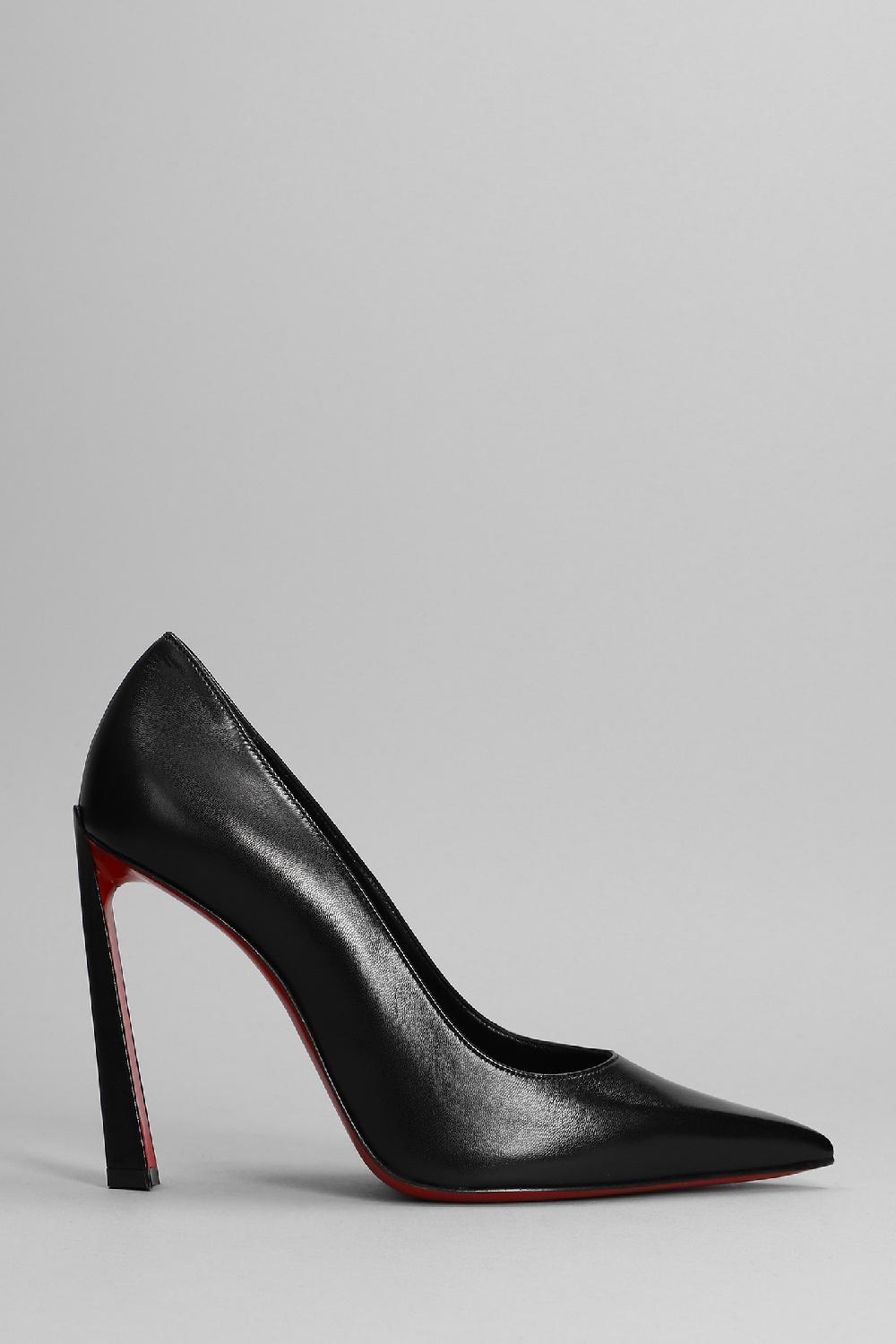 Deliberti Christian Louboutin Decollete condora 100 in pelle nera cod. 370016 - Deliberti The Luxury Shopping