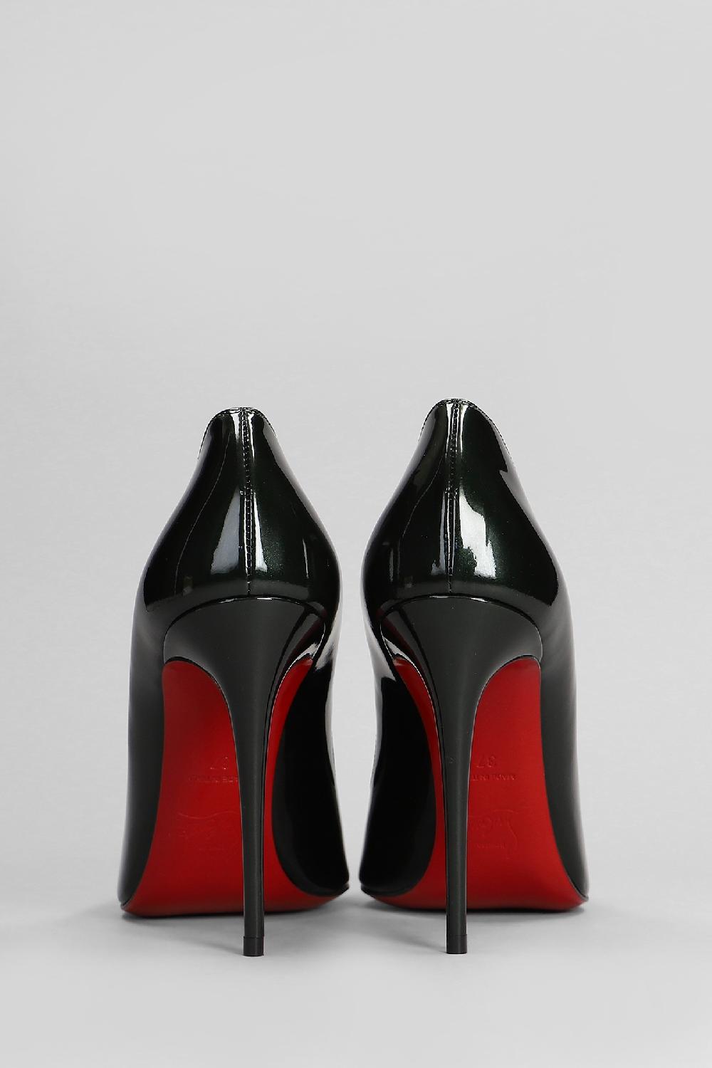Deliberti Christian Louboutin Decollete Hot Chick 100 In Vernice Verde Cod. 410176 - Deliberti The Luxury Shopping