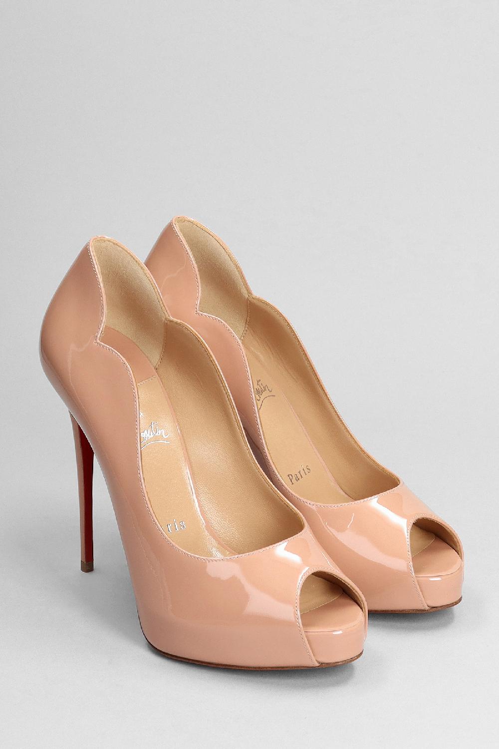 Deliberti Christian Louboutin Decollete Hot Chick In Pelle Cipria Cod. 381363 - Deliberti The Luxury Shopping