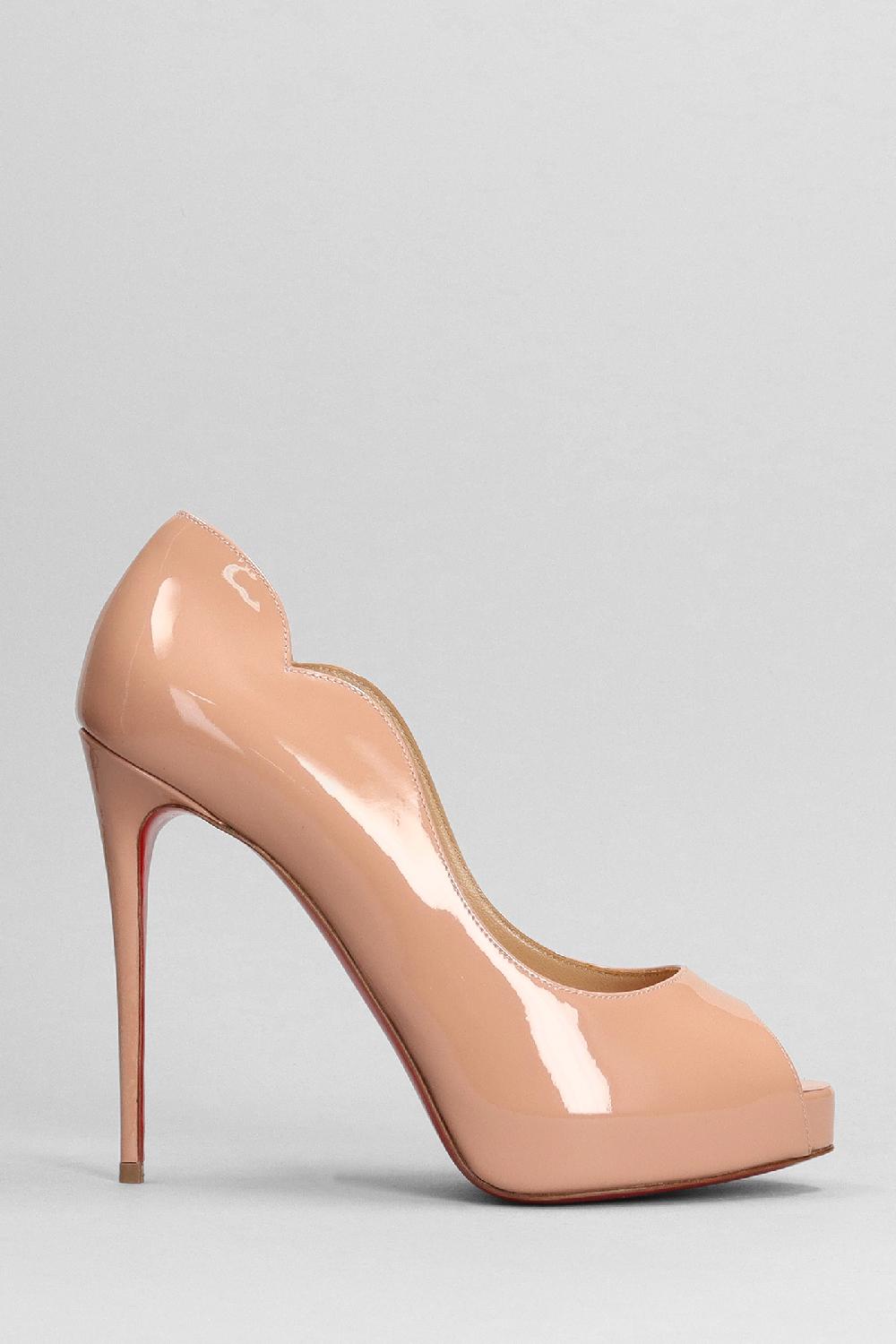 Deliberti Christian Louboutin Decollete hot chick in pelle cipria cod. 381363 - Deliberti The Luxury Shopping