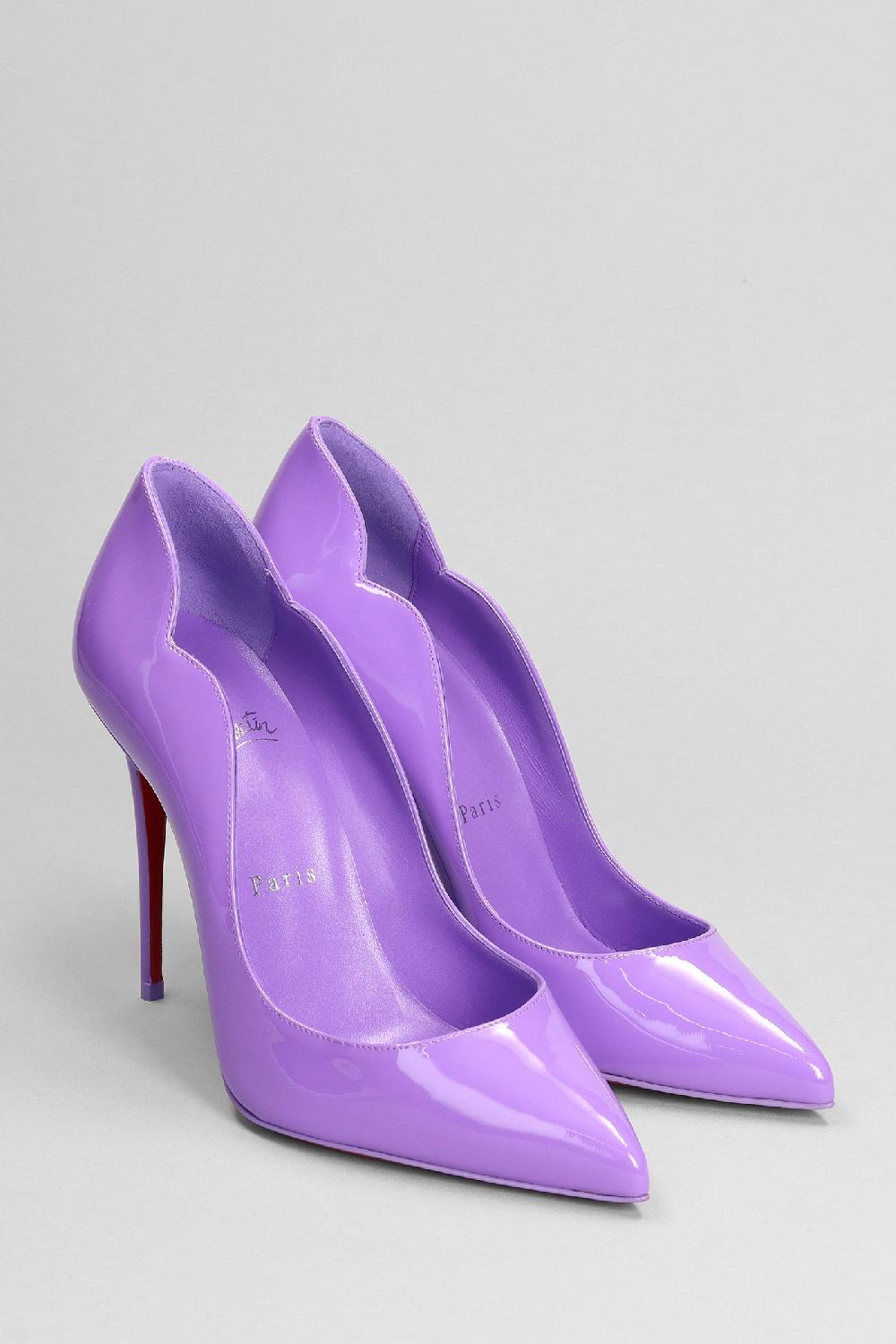 Deliberti Christian Louboutin Decollete Hot Chick In Vernice Viola Cod. 381004 - Deliberti The Luxury Shopping