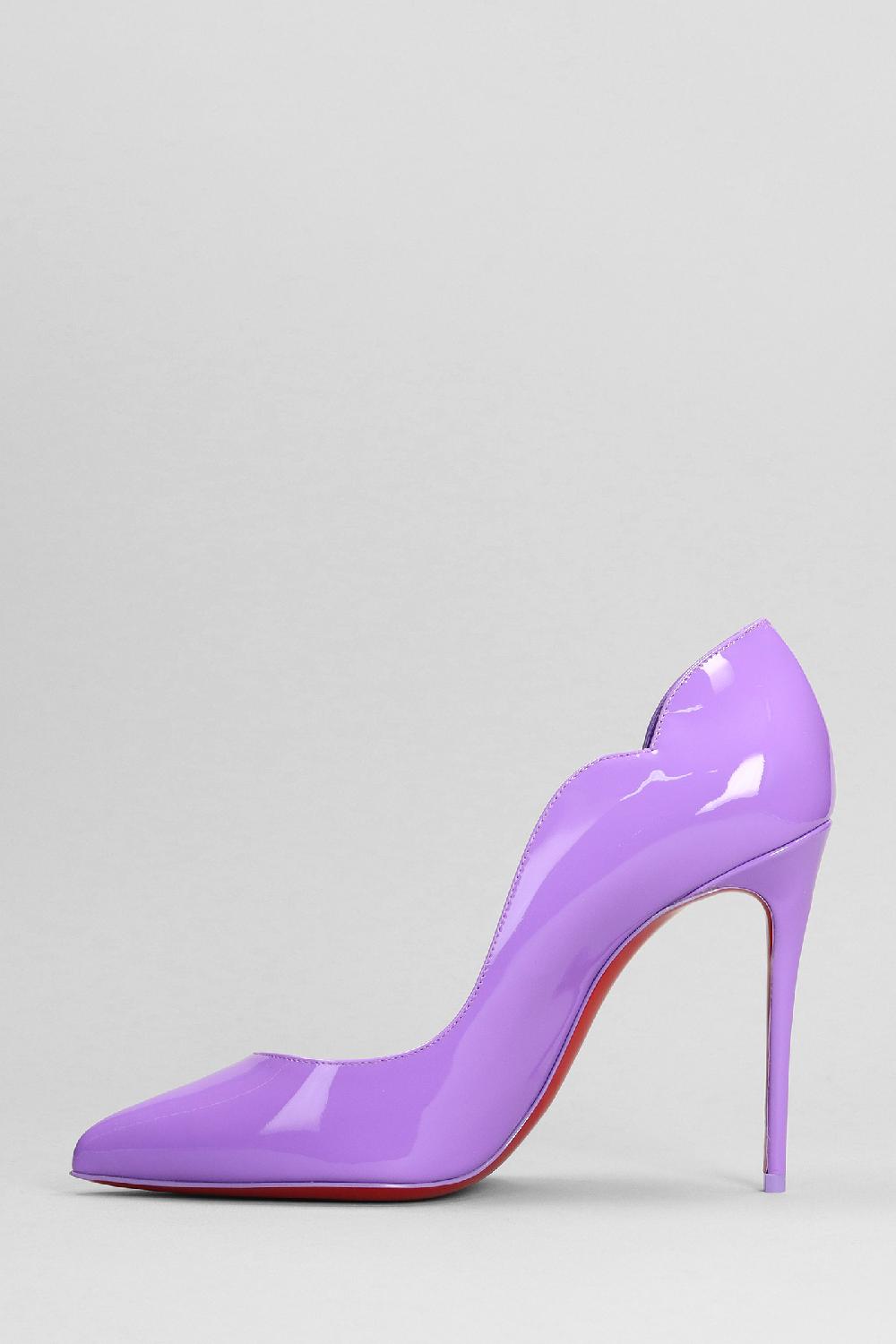 Deliberti Christian Louboutin Decollete Hot Chick In Vernice Viola Cod. 381004 - Deliberti The Luxury Shopping