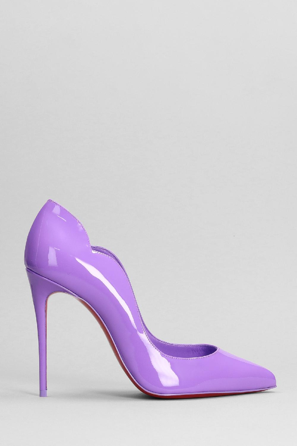Deliberti Christian Louboutin Decollete hot chick in vernice viola cod. 381004 - Deliberti The Luxury Shopping