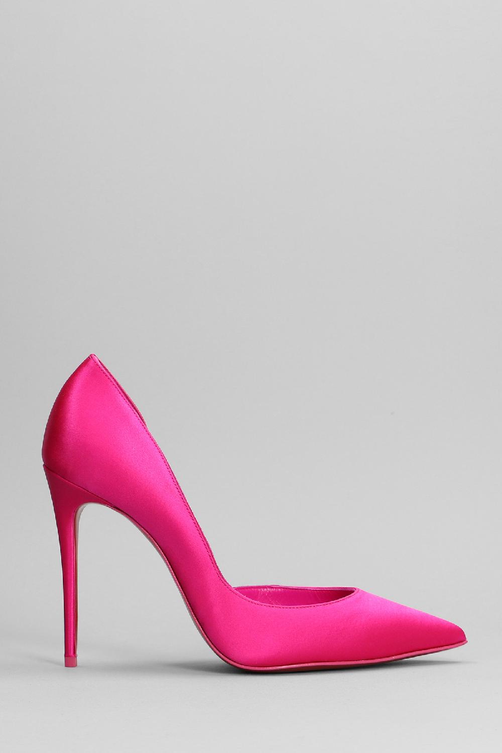 Deliberti Christian Louboutin Decollete iriza 100 in raso fucsia cod. 381007 - Deliberti The Luxury Shopping