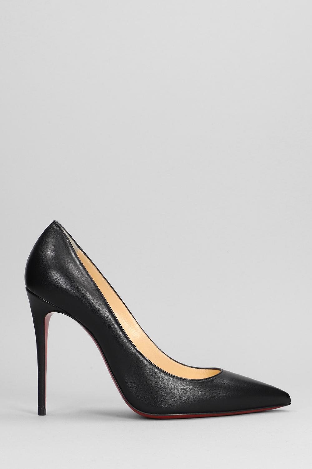 Deliberti Christian Louboutin Decollete kate 100 in pelle nera cod. 340769 - Deliberti The Luxury Shopping