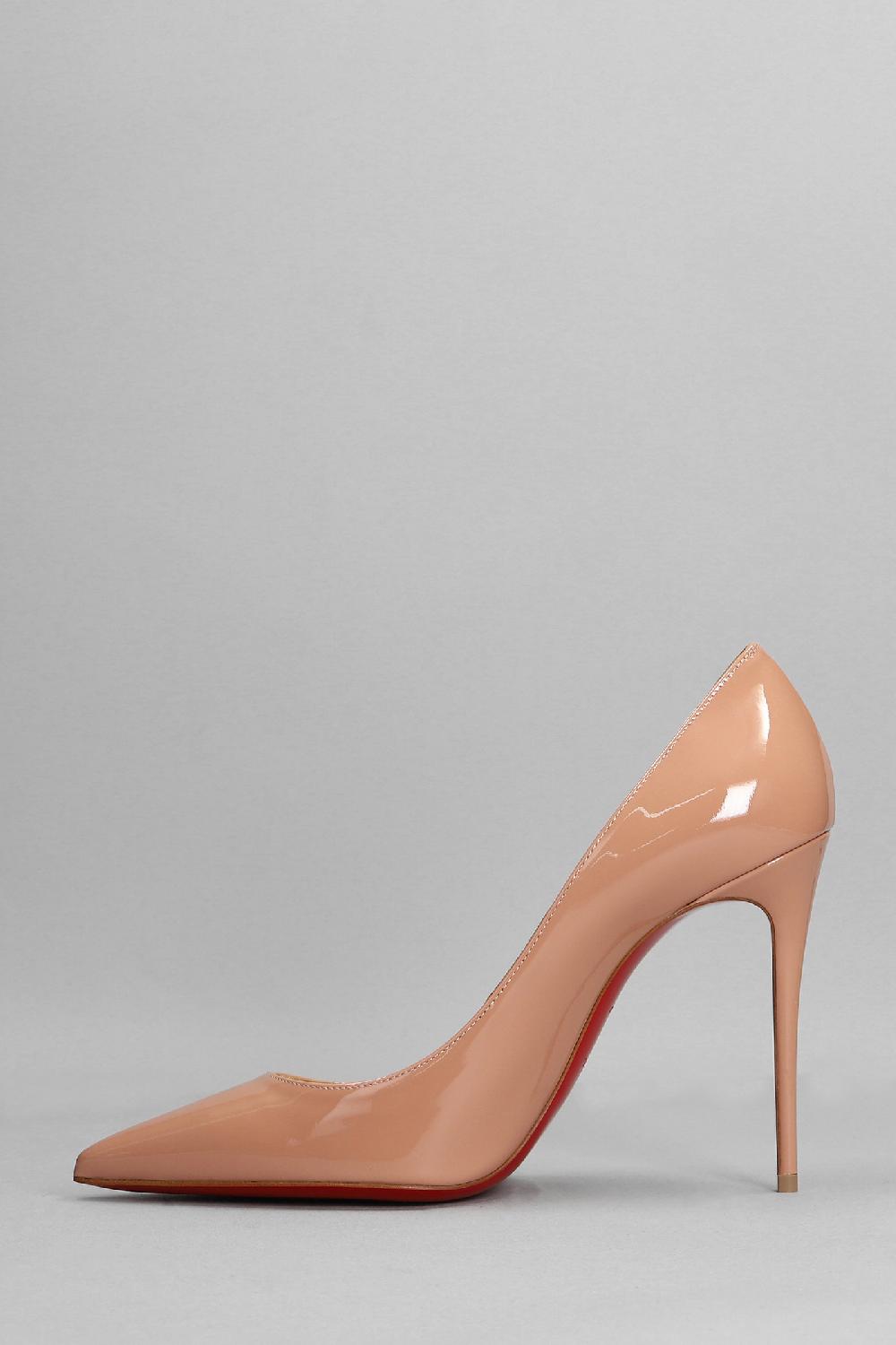Deliberti Christian Louboutin Decollete Kate 100 In Vernice Cipria Cod. 317658 - Deliberti The Luxury Shopping