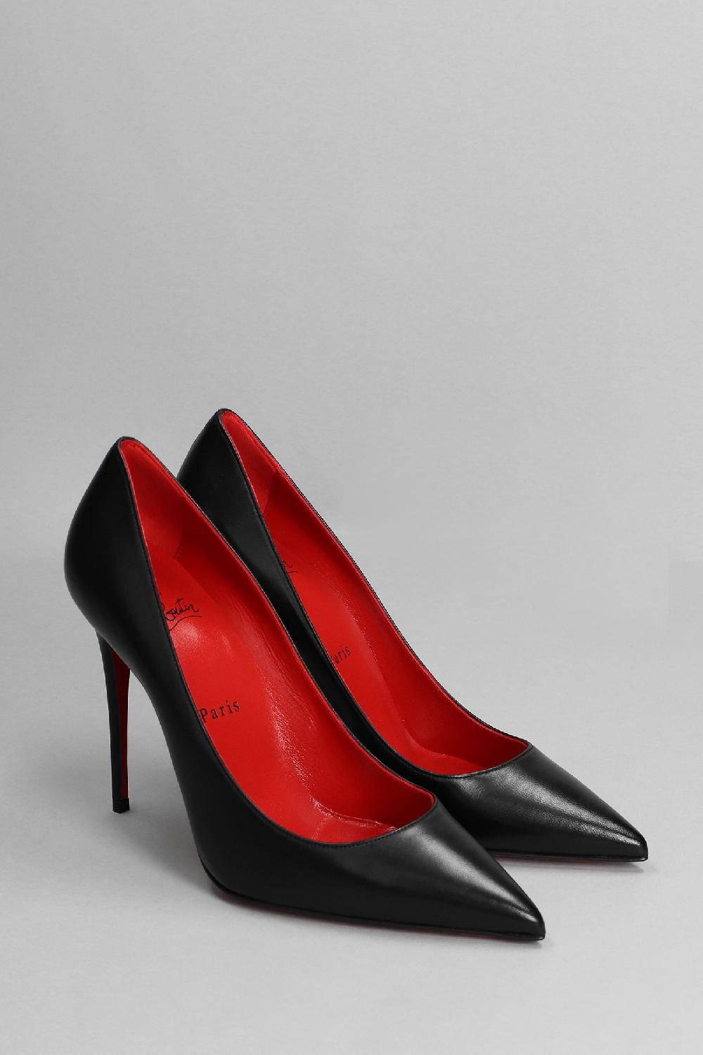 Deliberti Christian Louboutin Decollete Kate In Pelle Nera Cod. 339714 - Deliberti The Luxury Shopping